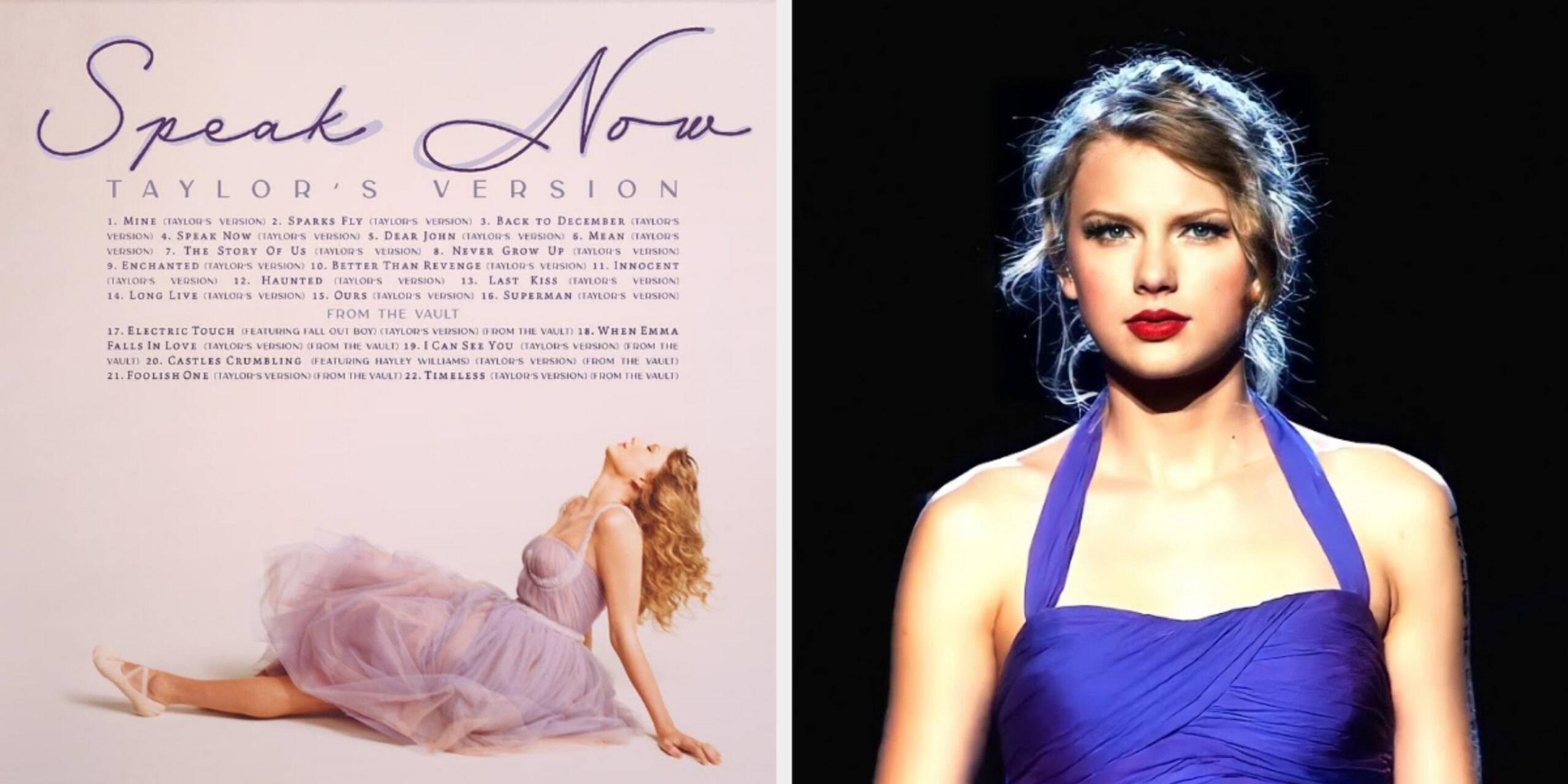 taylor swift speak now songs